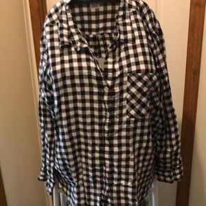 Black and white plaid